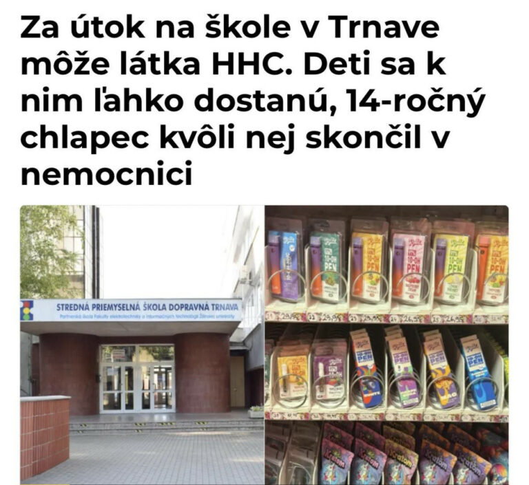 DROGA HHC JE STÁLE DOSTUPNÁ, VYZÝVAME VLÁDU KONAŤ!